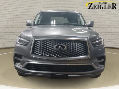 Photos of 2019 INFINITI QX80 LUXE for sale in Holland, MI at Zeigler Hyundai of Holland