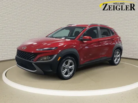 Red 2023 Hyundai Kona SEL for sale in Holland, MI