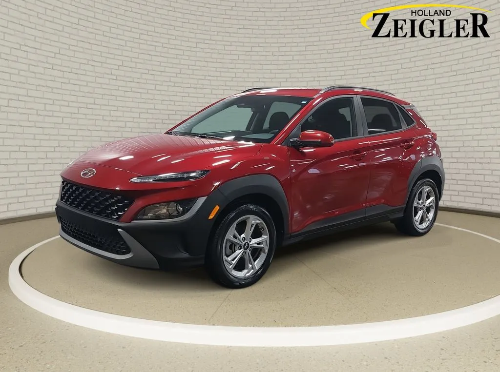 Red 2023 Hyundai Kona SEL for sale in Holland, MI