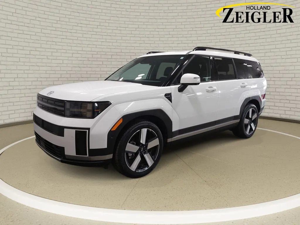 White 2025 Hyundai Santa Fe Limited for sale in Holland, MI