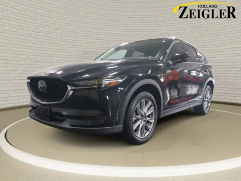 Black 2021 Mazda CX-5 Grand Touring Reserve for sale in Holland, MI