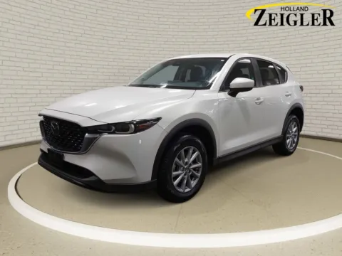 White 2023 Mazda CX-5 2.5 S Preferred Package for sale in Holland, MI