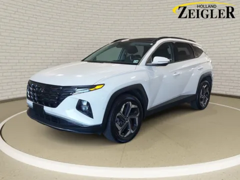 White 2023 Hyundai Tucson Limited for sale in Holland, MI
