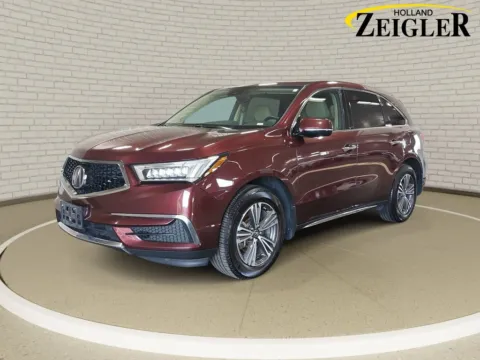 Red 2017 Acura MDX 3.5L for sale in Holland, MI