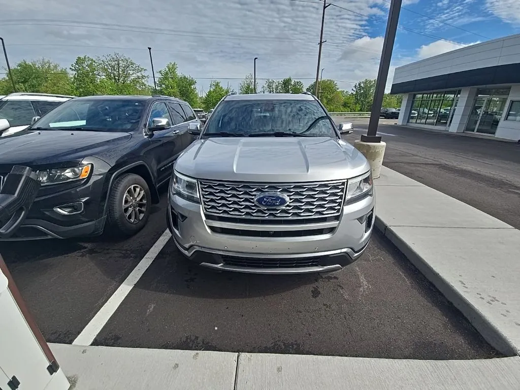 Silver 2018 Ford Explorer Platinum for sale in Holland, MI
