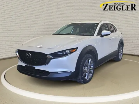 White 2023 Mazda CX-30 2.5 S Premium Package for sale in Holland, MI