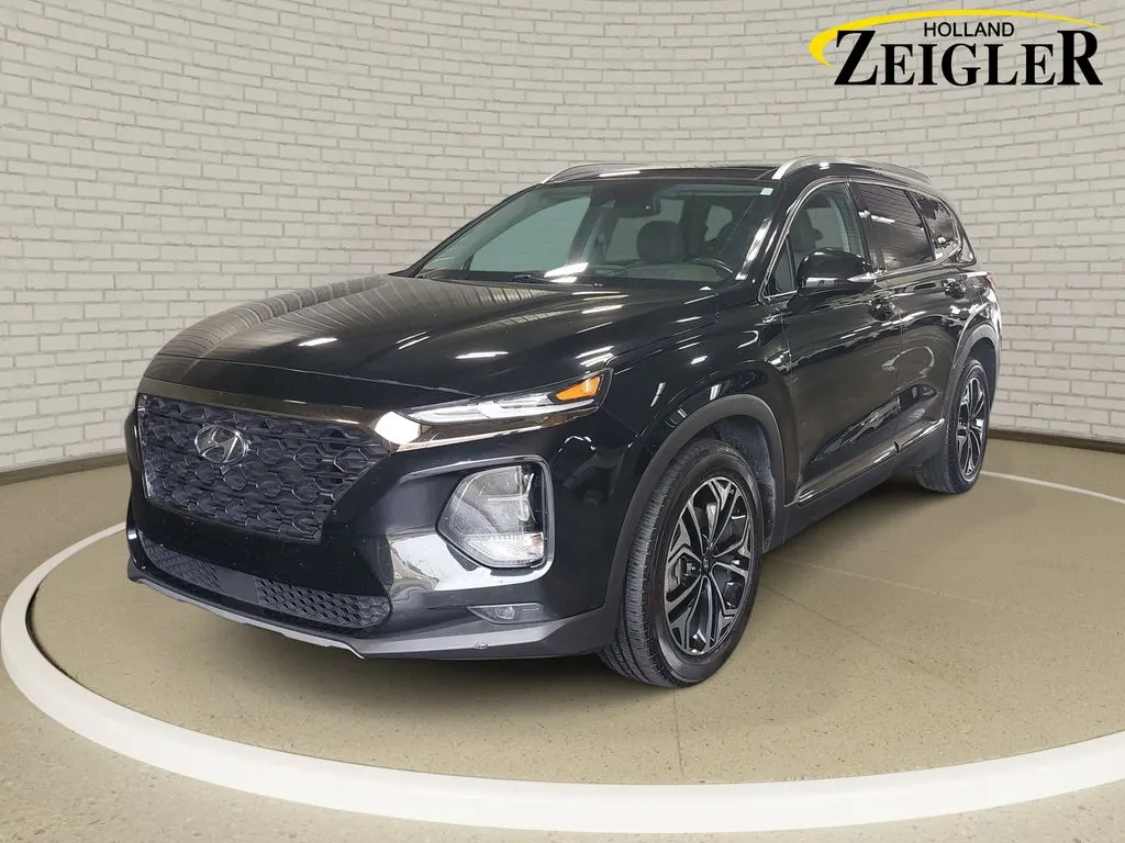 Black 2019 Hyundai Santa Fe Ultimate for sale in Holland, MI