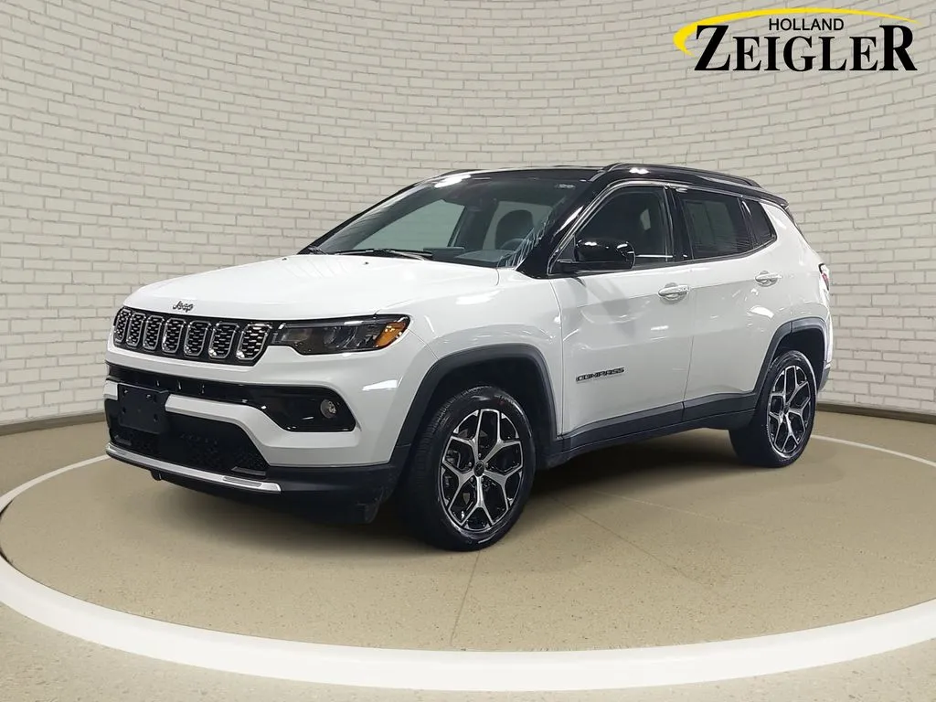 White 2025 Jeep Compass Limited for sale in Holland, MI