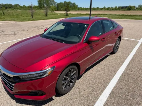 Red 2021 Honda Accord EX-L for sale in Holland, MI