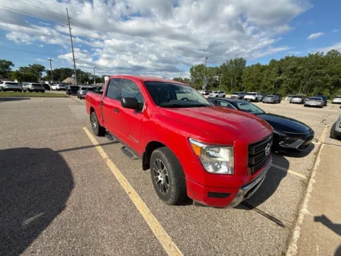 Red 2022 Nissan Titan SV for sale in Holland, MI