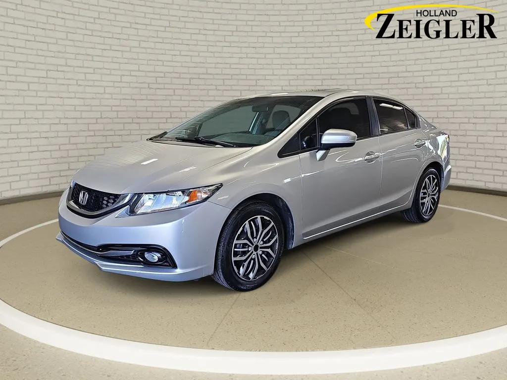 Silver 2014 Honda Civic EX-L for sale in Holland, MI