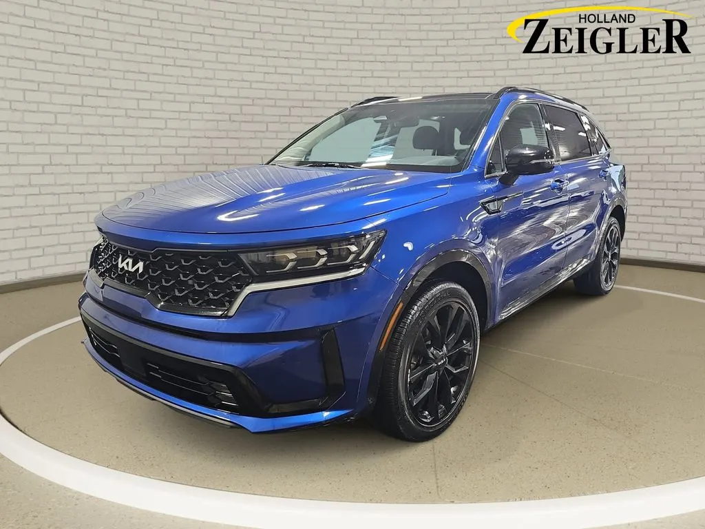 Blue 2023 Kia Sorento SX for sale in Holland, MI