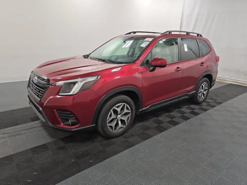 Red 2022 Subaru Forester Premium for sale in Holland, MI