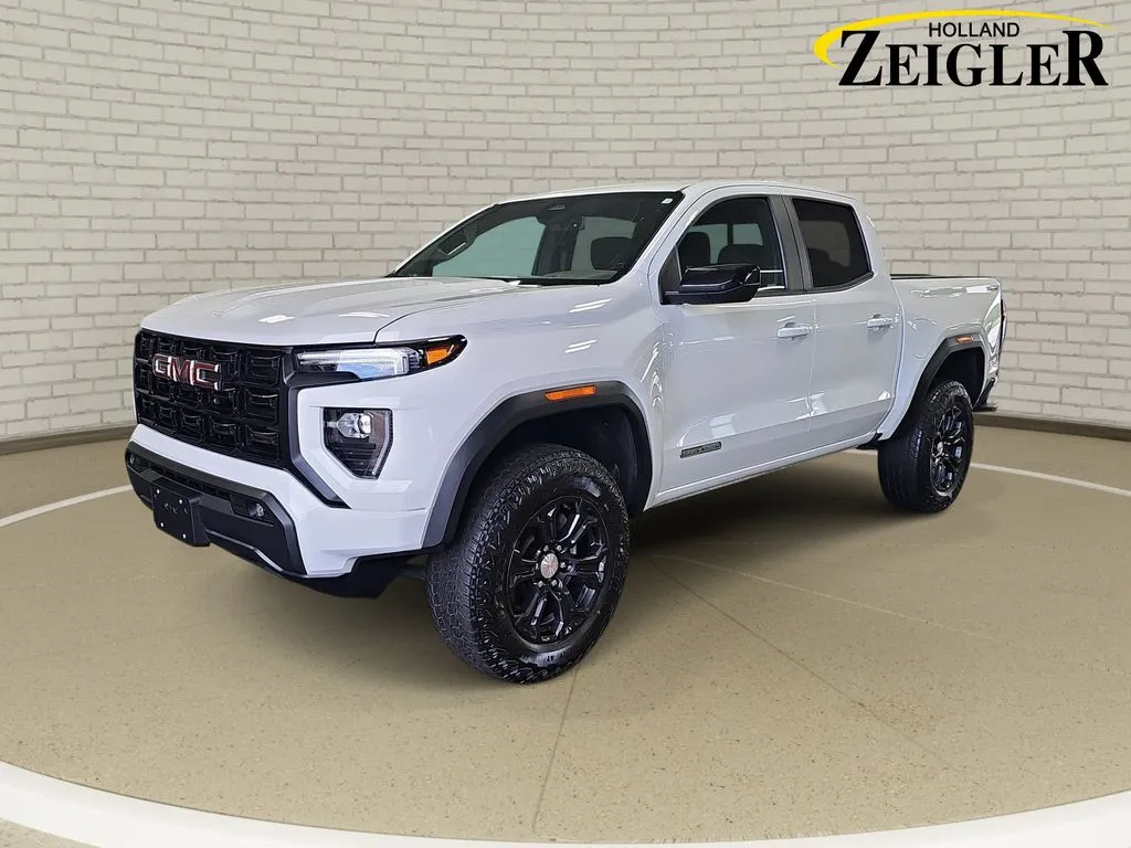 White 2024 GMC Canyon Elevation for sale in Holland, MI