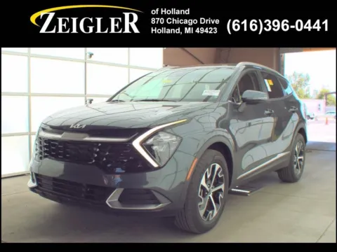 Gray 2023 Kia Sportage Hybrid EX for sale in Holland, MI