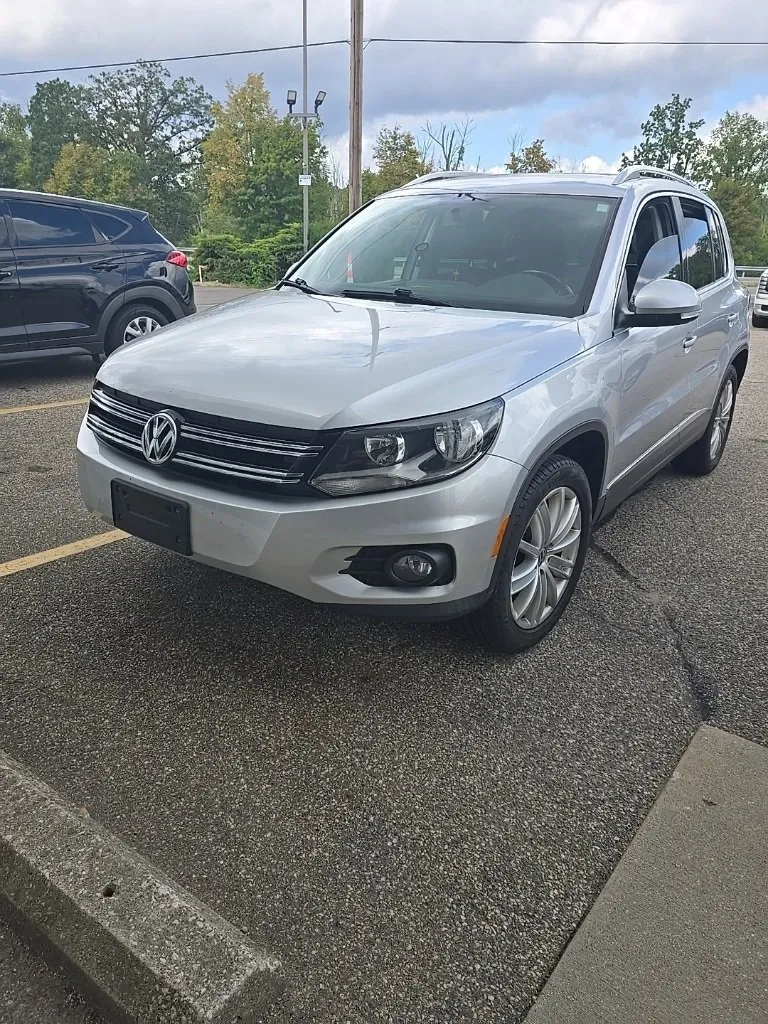 Silver 2015 Volkswagen Tiguan SEL for sale in Holland, MI