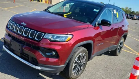 Red 2022 Jeep Compass Limited for sale in Holland, MI