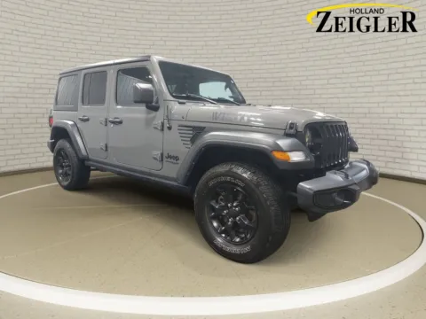 Another view of 2022 Jeep Wrangler Unlimited Willys for sale in Holland, MI at Zeigler Hyundai of Holland