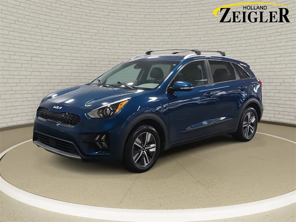 Blue 2022 Kia Niro Plug-In Hybrid EX Premium for sale in Holland, MI
