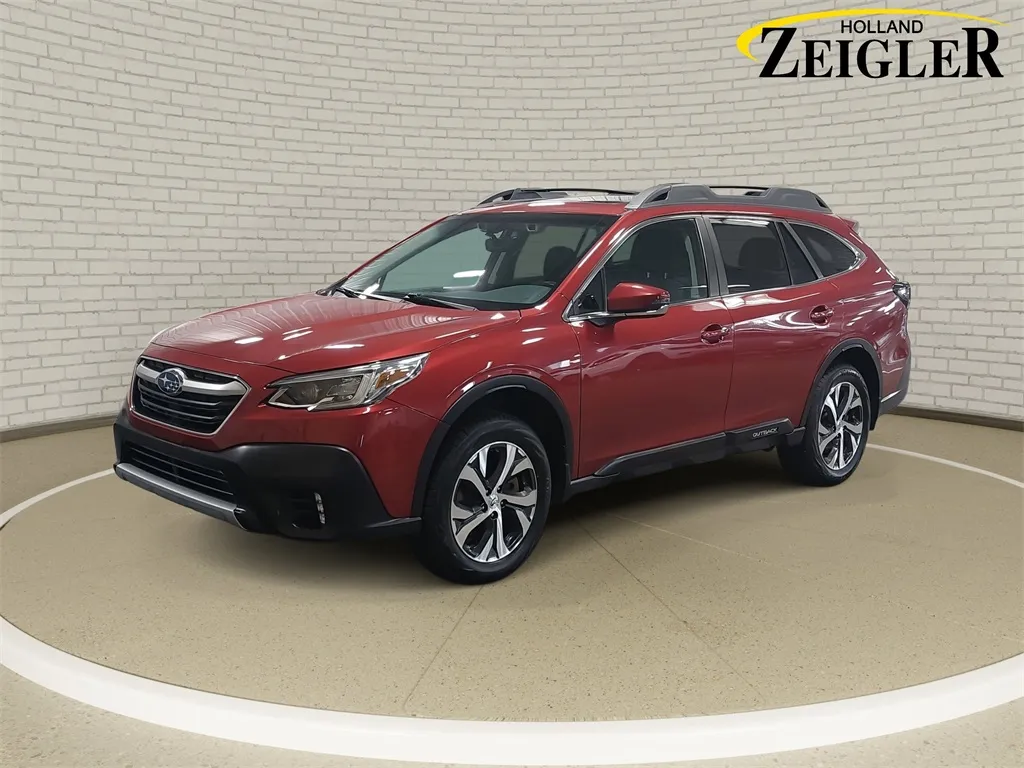 Red 2022 Subaru Outback Limited for sale in Holland, MI