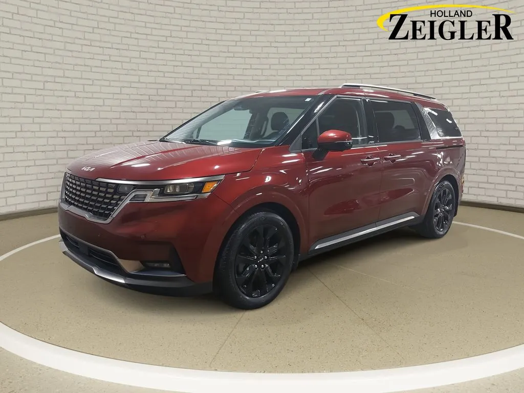 Red 2023 Kia Carnival SX Prestige for sale in Holland, MI