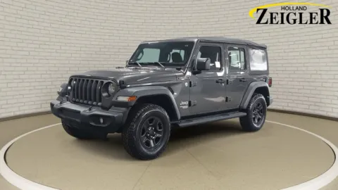 Gray 2018 Jeep Wrangler Unlimited Sport for sale in Holland, MI