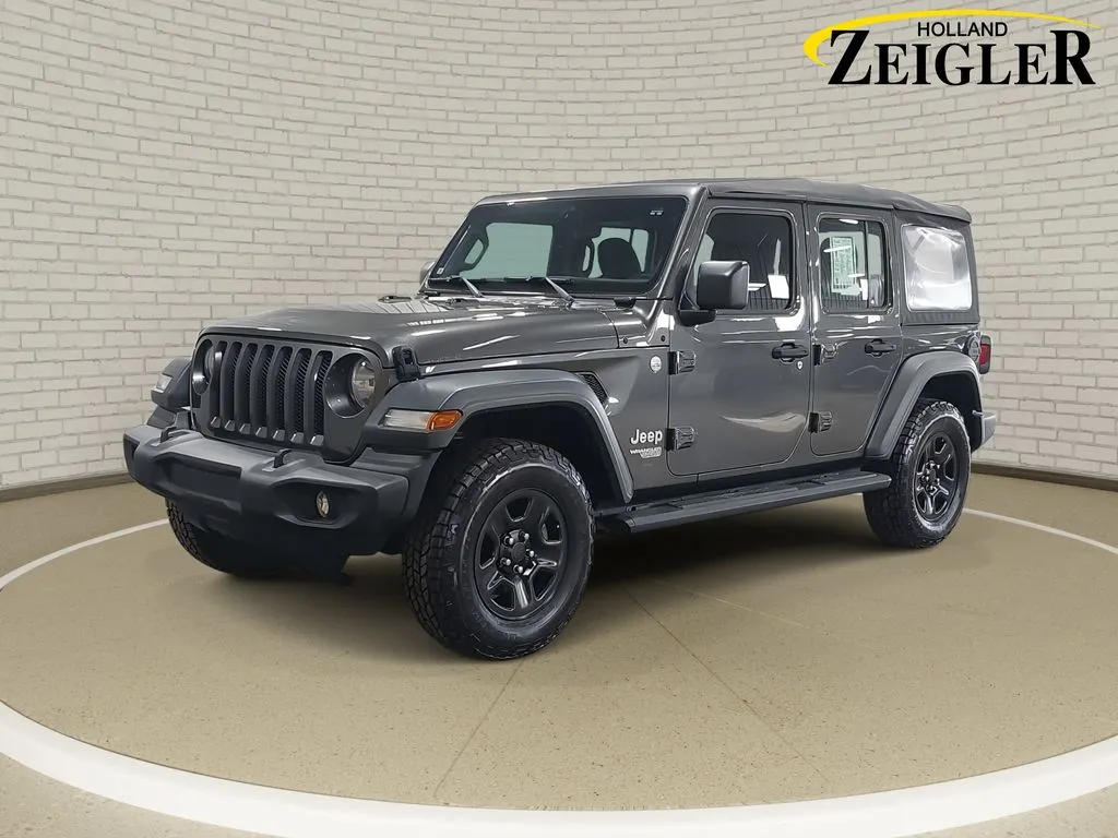 Gray 2018 Jeep Wrangler Unlimited Sport for sale in Holland, MI