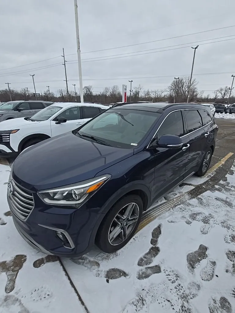 Blue 2018 Hyundai Santa Fe Limited Ultimate for sale in Holland, MI
