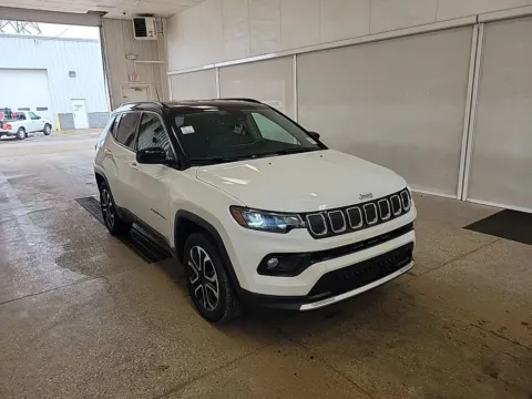 White 2022 Jeep Compass Limited for sale in Holland, MI