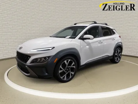 White 2022 Hyundai Kona Limited for sale in Holland, MI