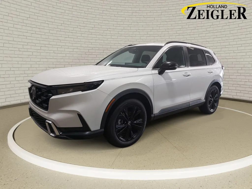 White 2023 Honda CR-V Hybrid Sport Touring for sale in Holland, MI
