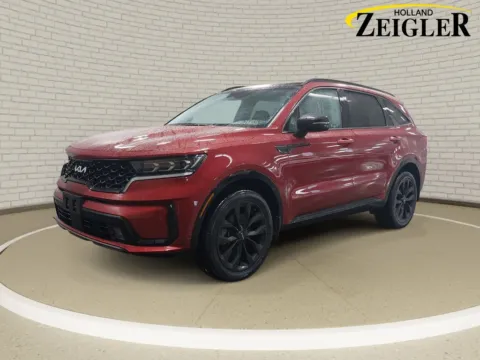 Red 2023 Kia Sorento X-Line EX for sale in Holland, MI
