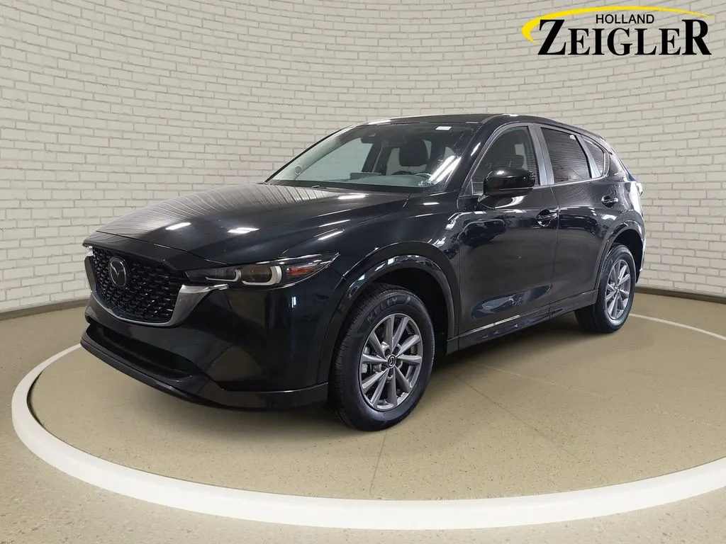 Black 2025 Mazda CX-5 2.5 S Preferred Package for sale in Holland, MI