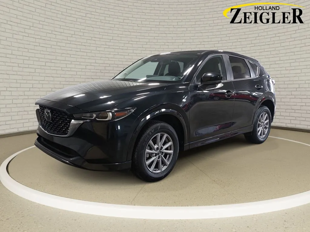 Black 2025 Mazda CX-5 2.5 S Preferred Package for sale in Holland, MI