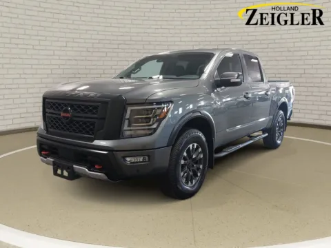Gray 2022 Nissan Titan PRO-4X for sale in Holland, MI