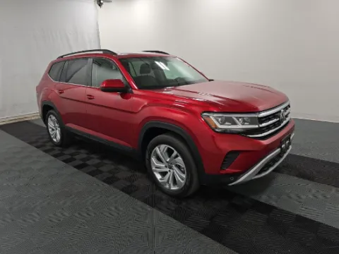 Red 2022 Volkswagen Atlas 3.6L V6 SE w/Technology for sale in Holland, MI