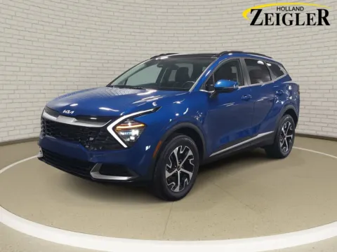 Blue 2025 Kia Sportage EX for sale in Holland, MI