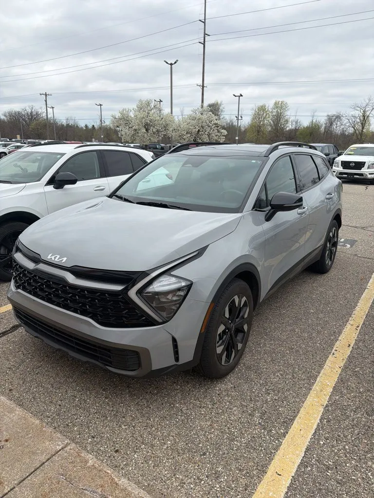 Gray 2023 Kia Sportage X-Line for sale in Holland, MI