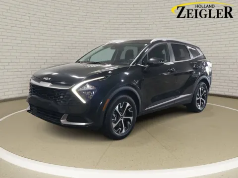 Black 2023 Kia Sportage Hybrid EX for sale in Holland, MI