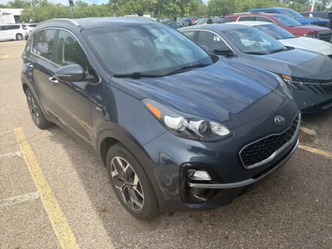Blue 2021 Kia Sportage EX for sale in Holland, MI