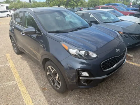 Blue 2021 Kia Sportage EX for sale in Holland, MI