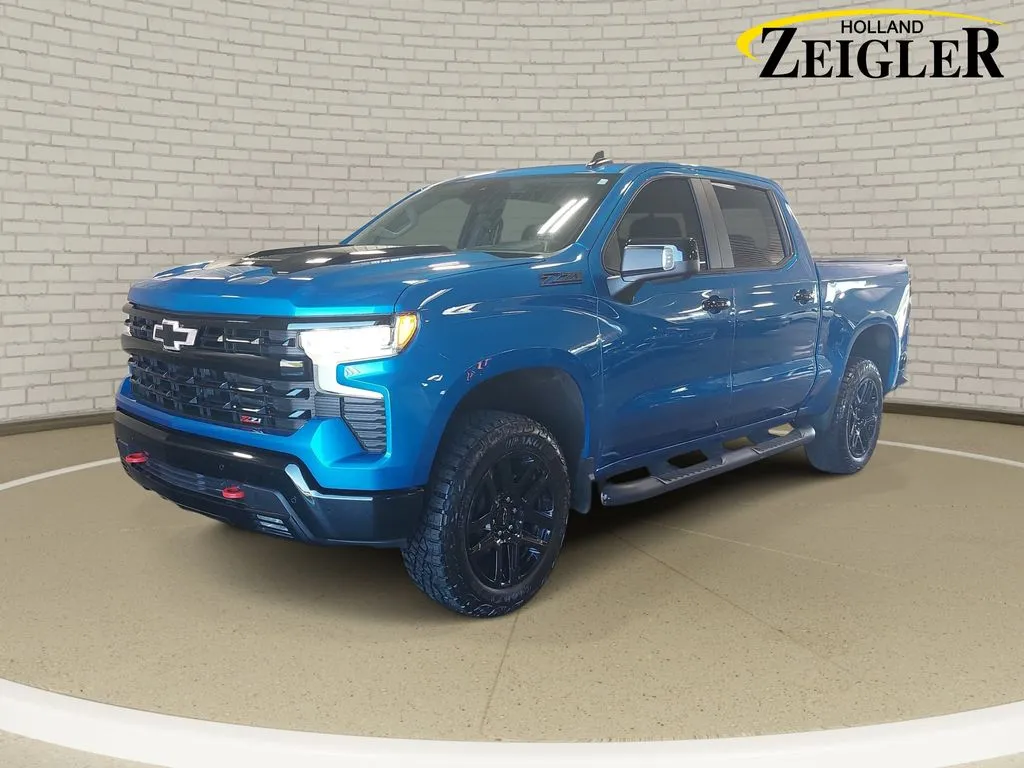 Blue 2024 Chevrolet Silverado 1500 LT Trail Boss for sale in Holland, MI