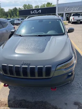 Gray 2019 Jeep Cherokee Trailhawk for sale in Holland, MI