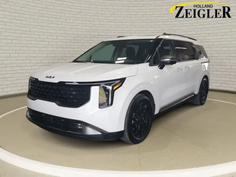 White 2026 Kia Carnival Hybrid SX Prestige for sale in Holland, MI