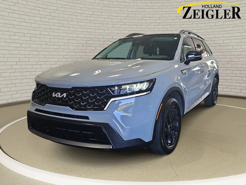 Gray 2023 Kia Sorento X-Line S for sale in Holland, MI