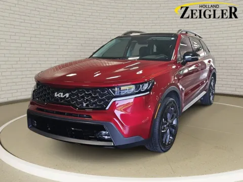 Red 2023 Kia Sorento X-Line EX for sale in Holland, MI