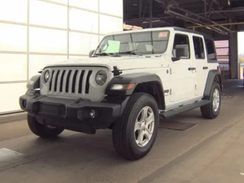 White 2022 Jeep Wrangler Unlimited Sport S for sale in Holland, MI