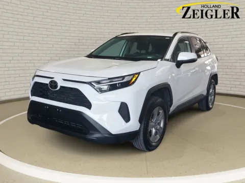 White 2025 Toyota RAV4 XLE for sale in Holland, MI