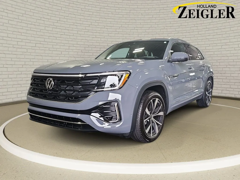 Silver 2026 Volkswagen Atlas Cross Sport SEL Premium R-Line for sale in Holland, MI