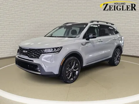 Gray 2023 Kia Sorento X-Line EX for sale in Holland, MI